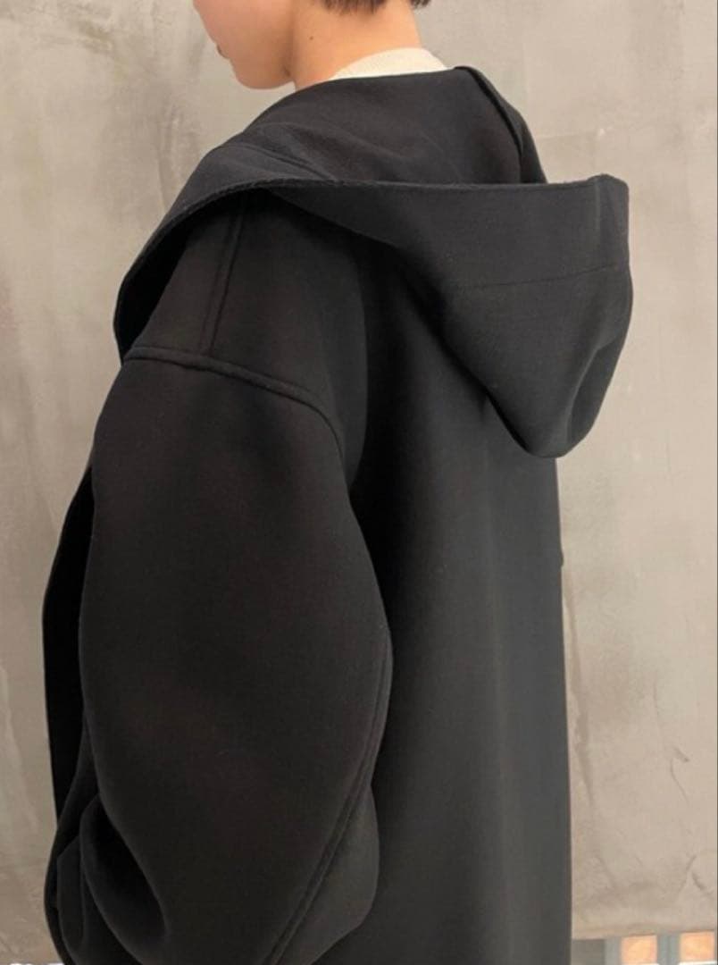 人気‼️新品タグ付き★HYKE HOODED WORK コート 黒