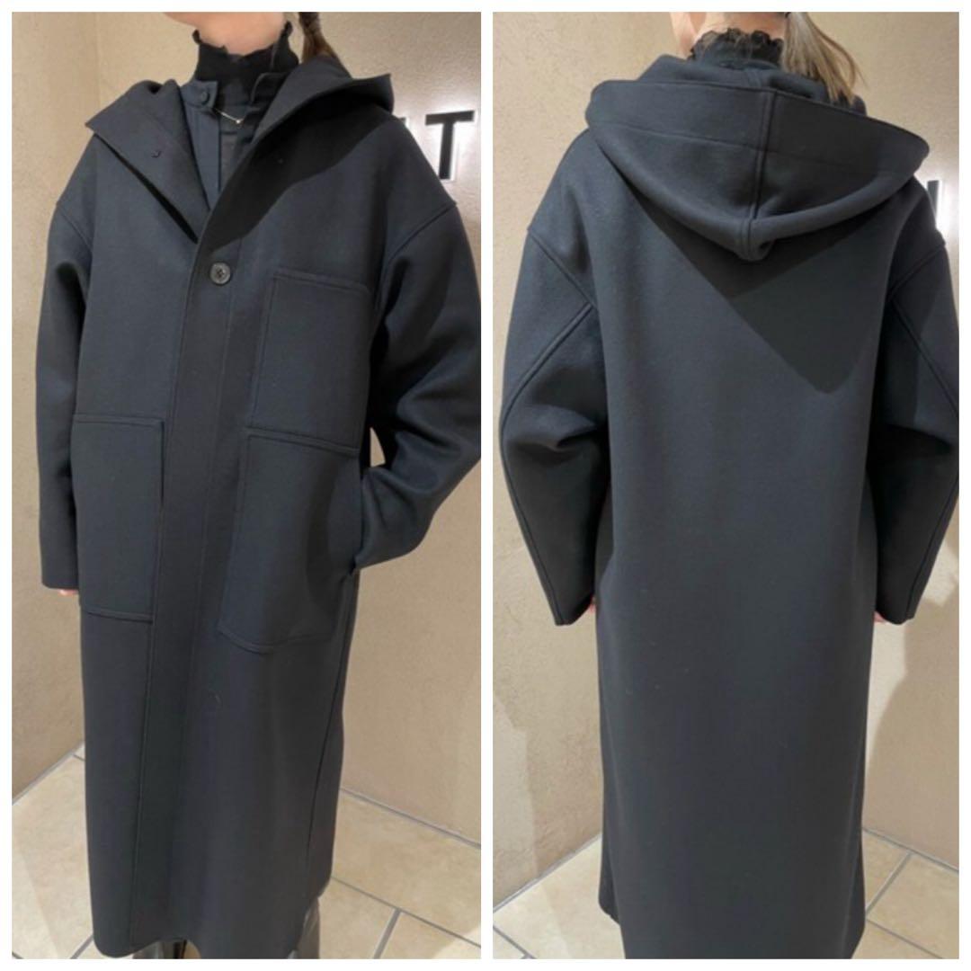 人気‼️新品タグ付き★HYKE HOODED WORK コート 黒