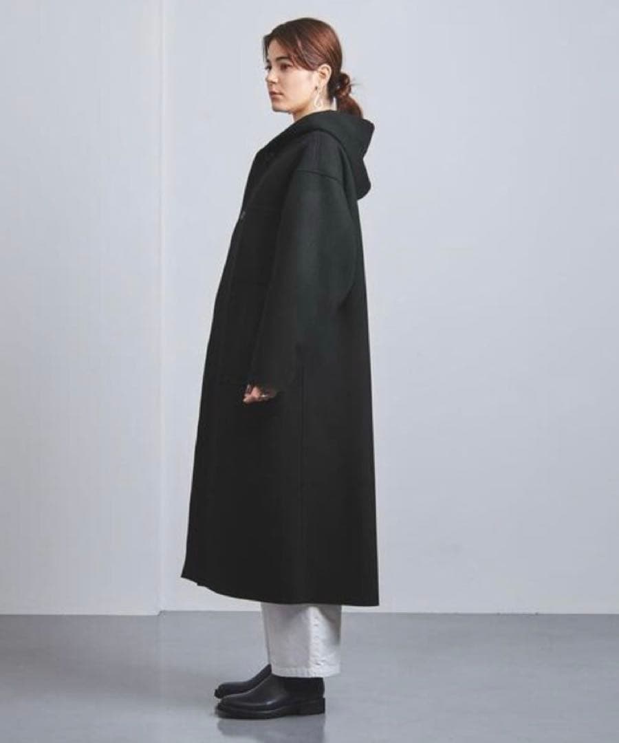 人気‼️新品タグ付き★HYKE HOODED WORK コート 黒