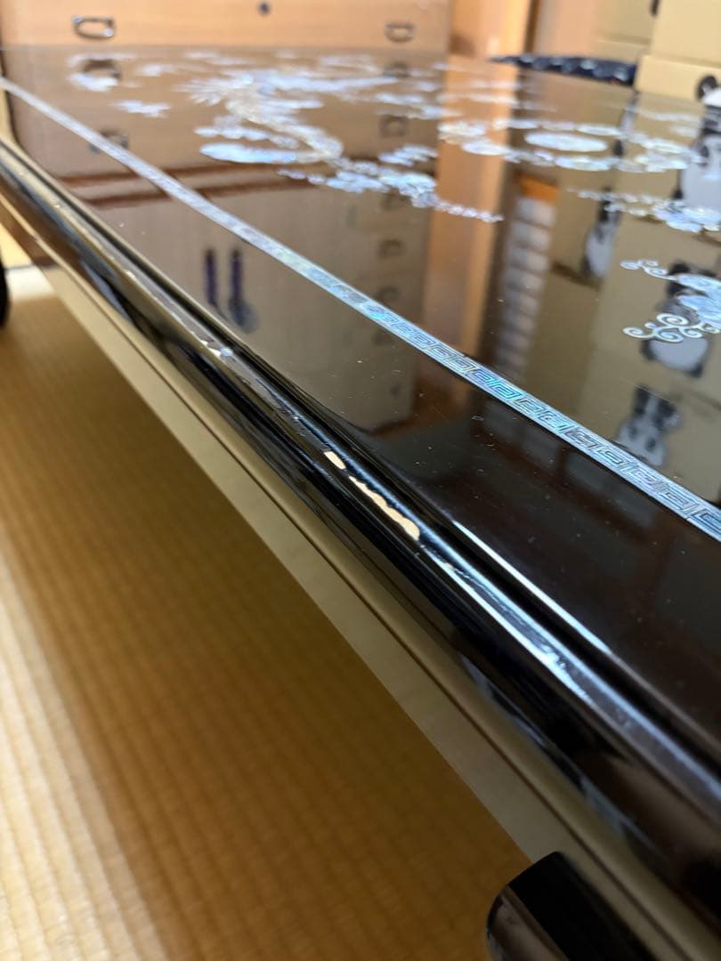 yoo　高級螺鈿細工テーブル　鳳凰