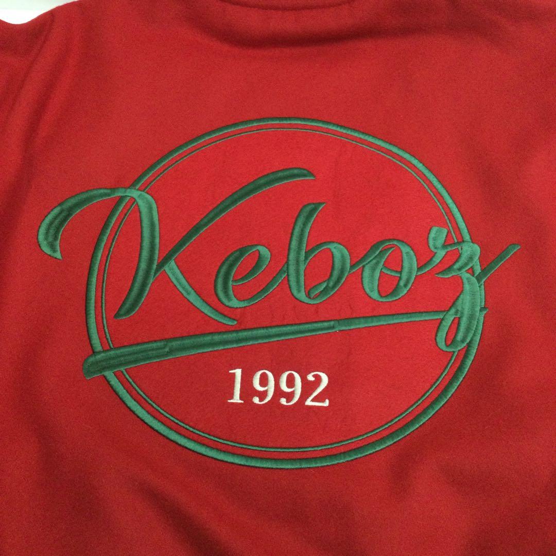 Keboz メルトン&レザーバーシティジャケット　68251112N02S