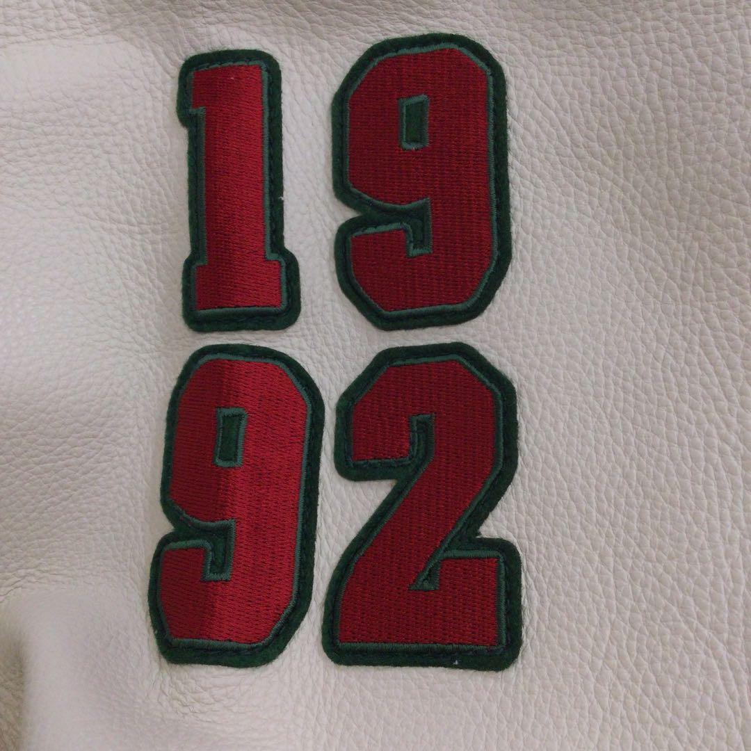 Keboz メルトン&レザーバーシティジャケット　68251112N02S