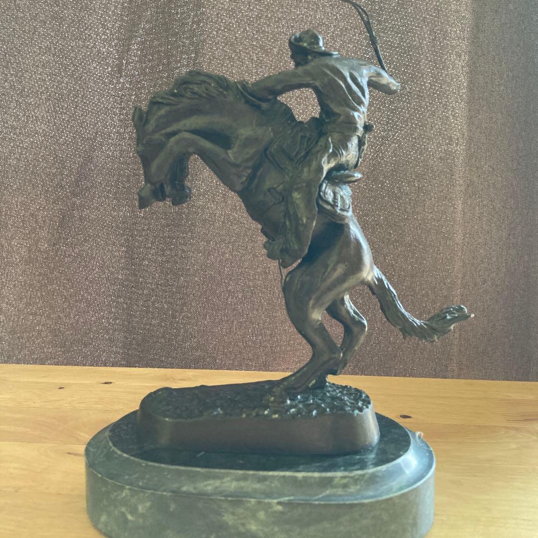 神*元様 （ブロンズ像）フレデリック・レミントン作　【ブロンコ・バスター】