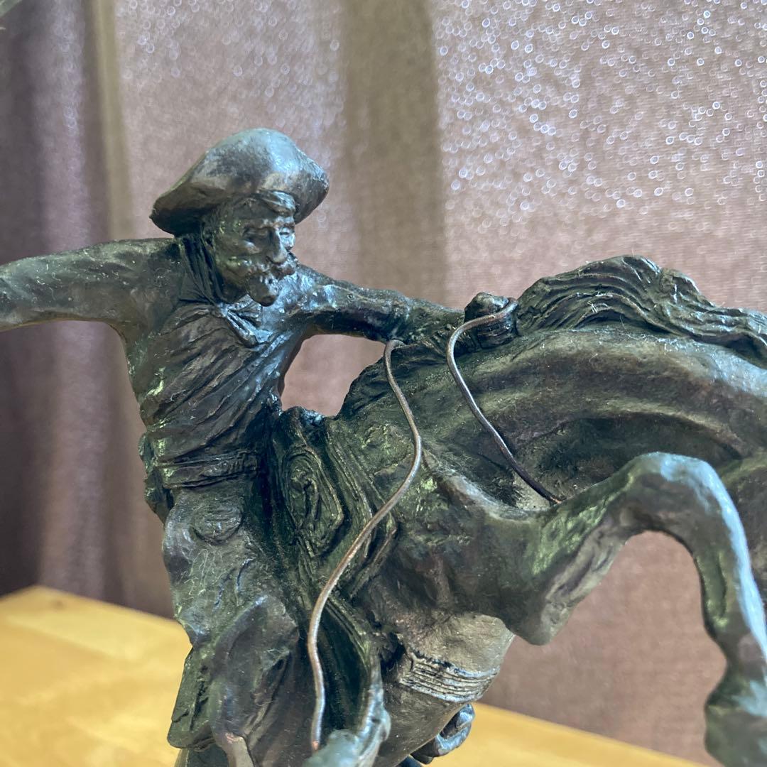 神*元様 （ブロンズ像）フレデリック・レミントン作　【ブロンコ・バスター】