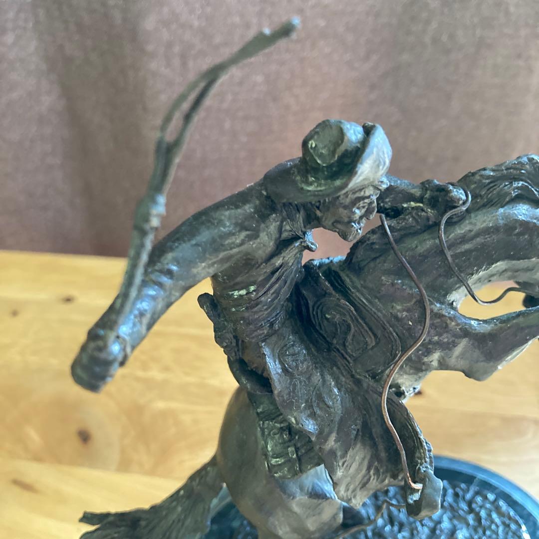 神*元様 （ブロンズ像）フレデリック・レミントン作　【ブロンコ・バスター】