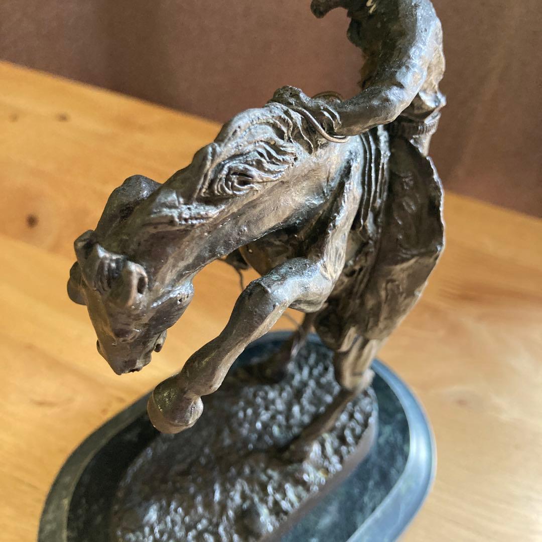 神*元様 （ブロンズ像）フレデリック・レミントン作　【ブロンコ・バスター】