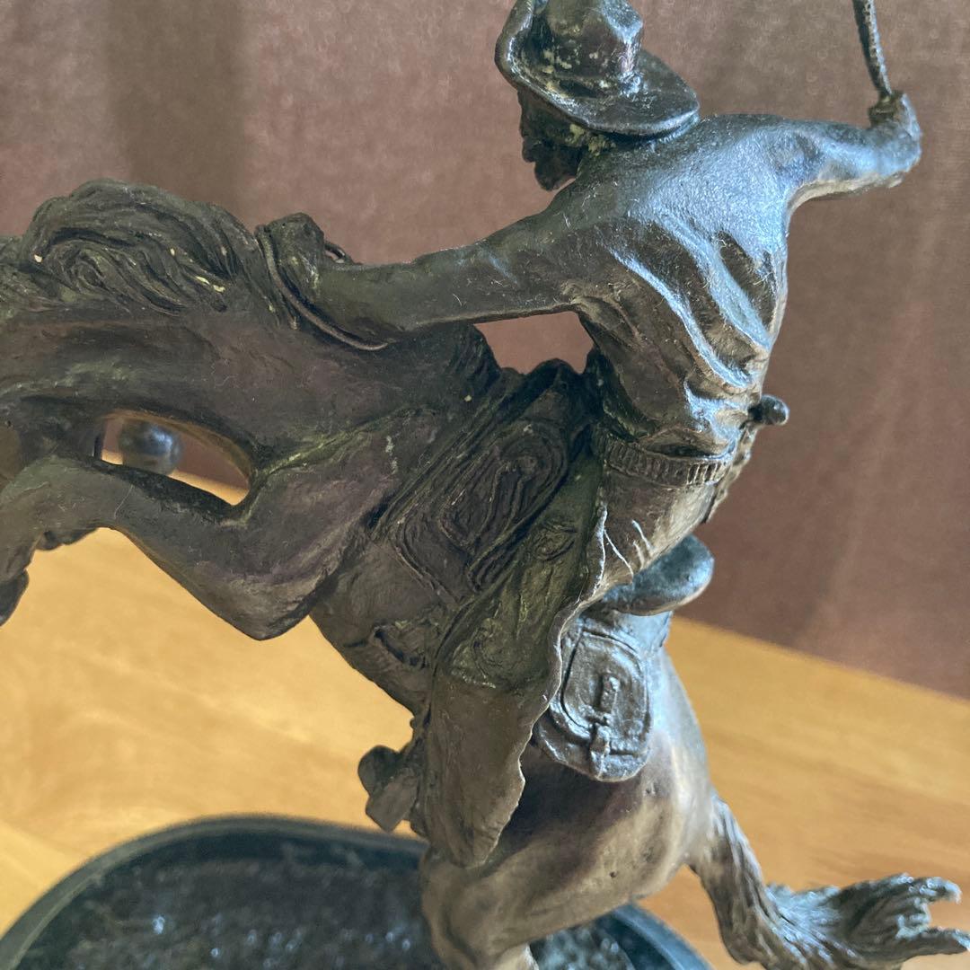 神*元様 （ブロンズ像）フレデリック・レミントン作　【ブロンコ・バスター】