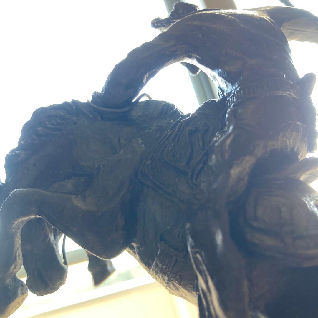 神*元様 （ブロンズ像）フレデリック・レミントン作　【ブロンコ・バスター】