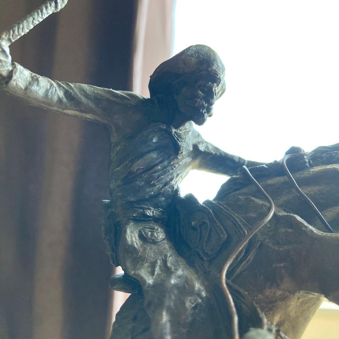 神*元様 （ブロンズ像）フレデリック・レミントン作　【ブロンコ・バスター】