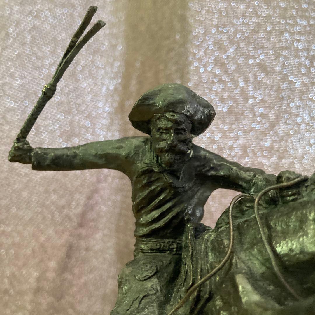 神*元様 （ブロンズ像）フレデリック・レミントン作　【ブロンコ・バスター】