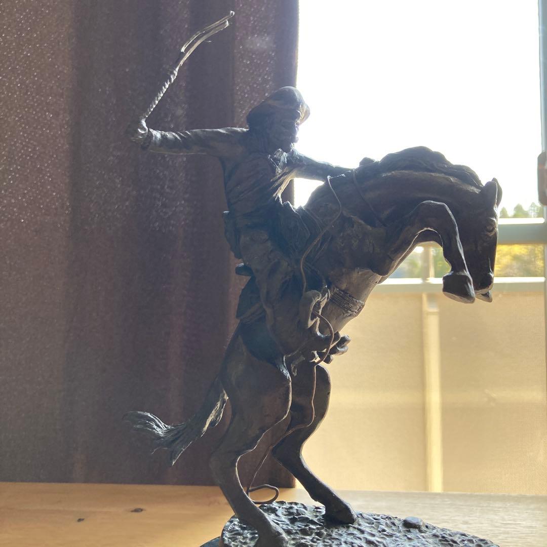 神*元様 （ブロンズ像）フレデリック・レミントン作　【ブロンコ・バスター】