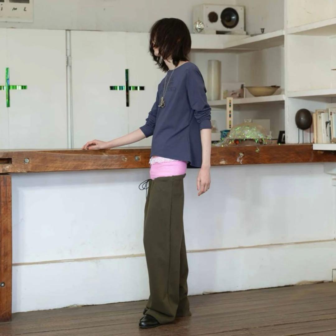 トップス Ans Dotsloevner LONG SLEEVE Gray/Blue