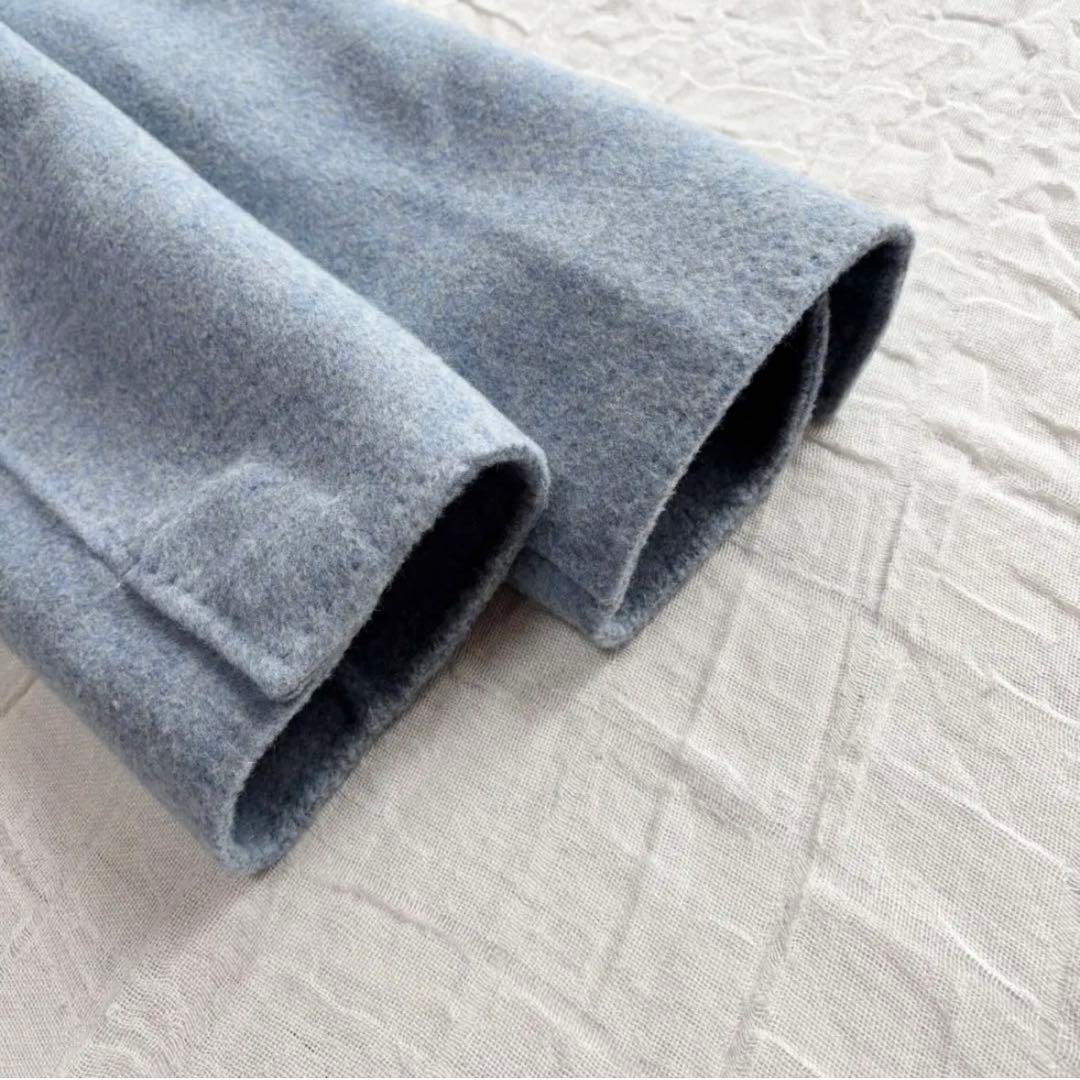 【試着のみ美品】 エブール メランジビーバー ジャコート ウールジャケット