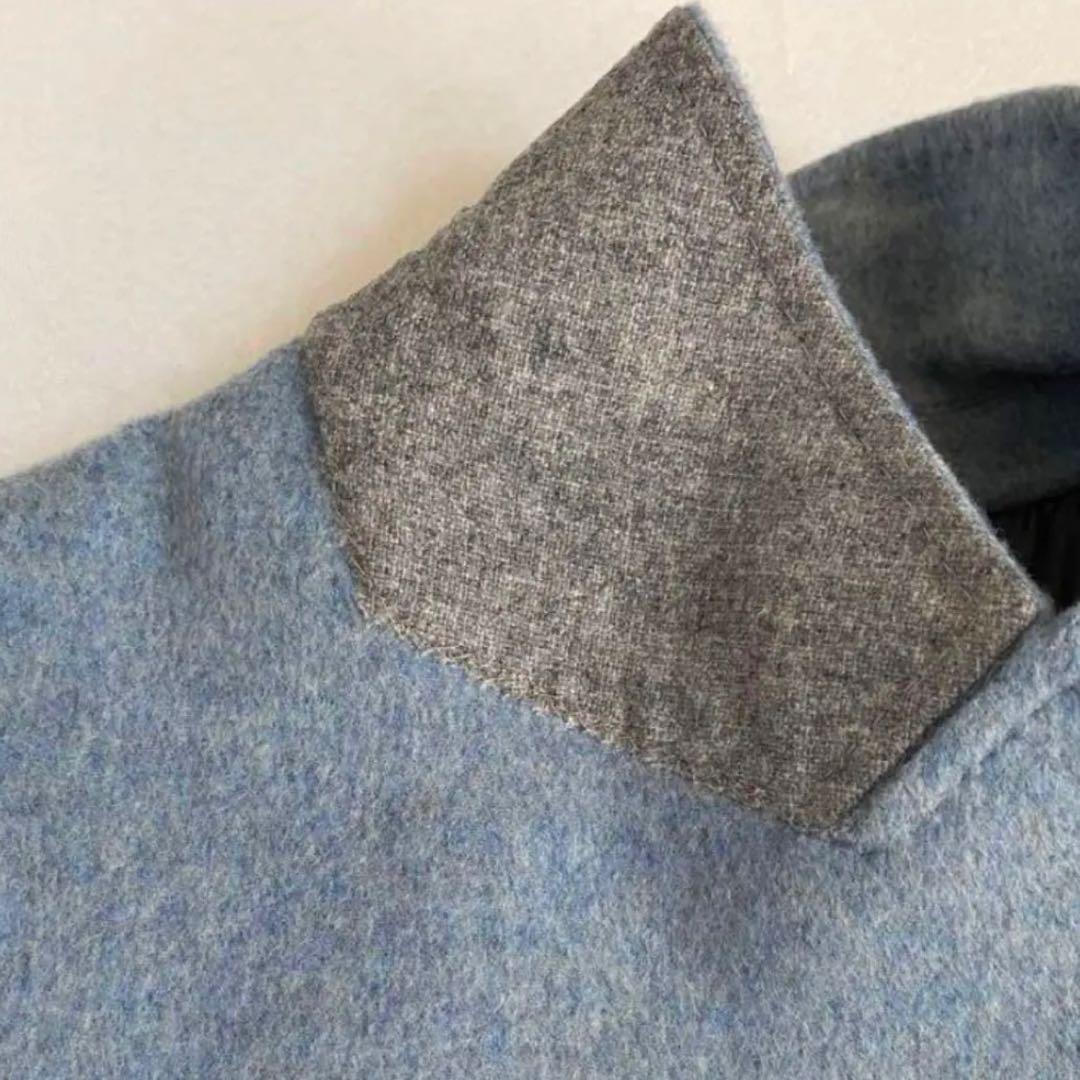 【試着のみ美品】 エブール メランジビーバー ジャコート ウールジャケット