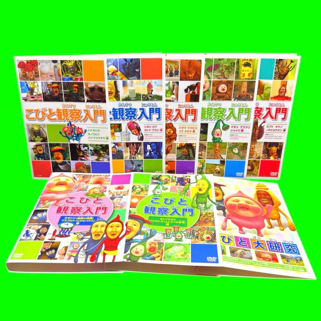 ケース付　こびと観察入門（10巻セット）全9巻、こびと大研究 DVD