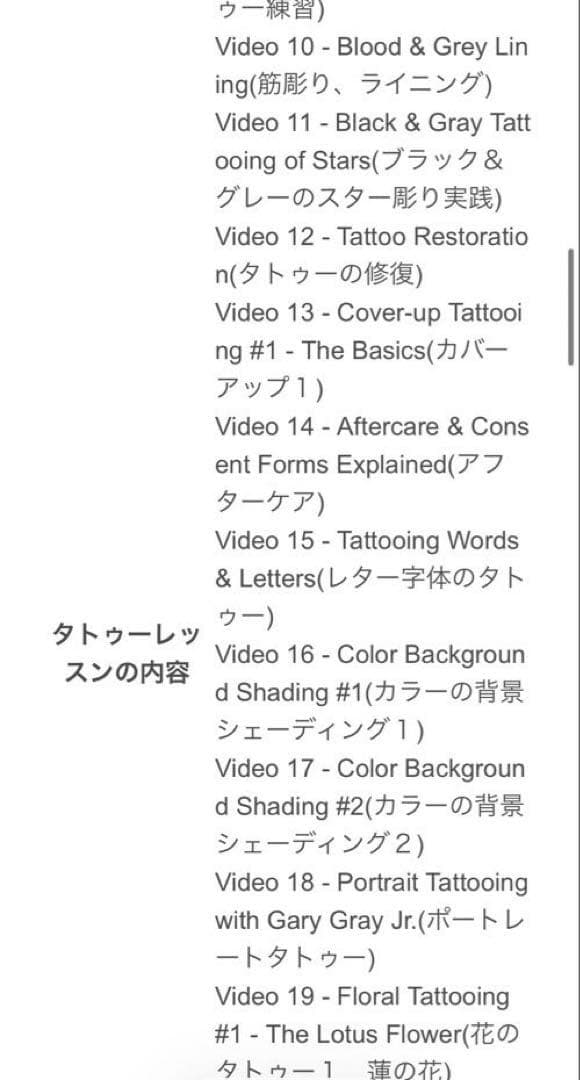 その他 International School of Body Art Tattoo