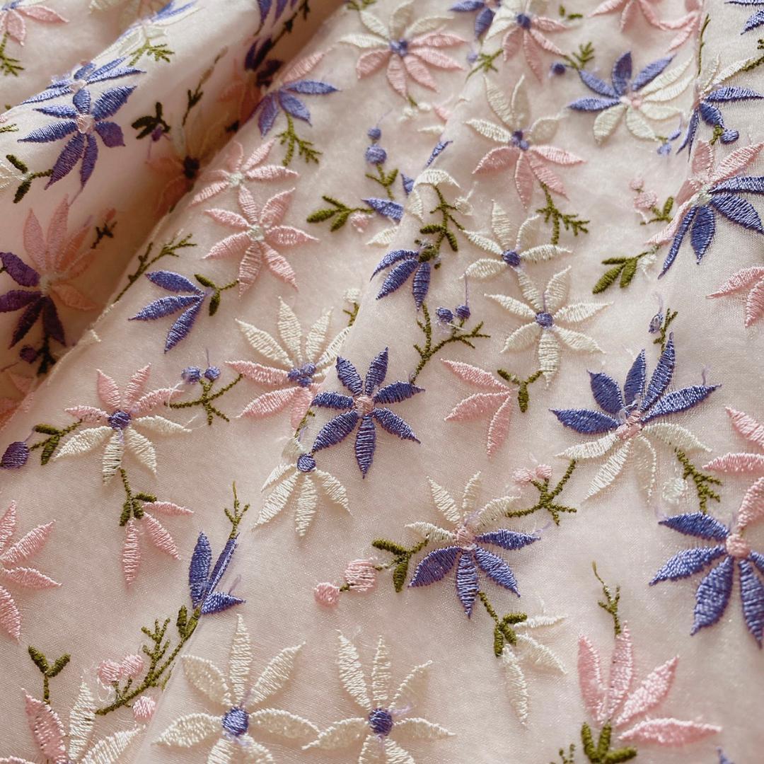 新品　トッカバンビーニ　ワンピース　ドレス　半袖　花柄　6475