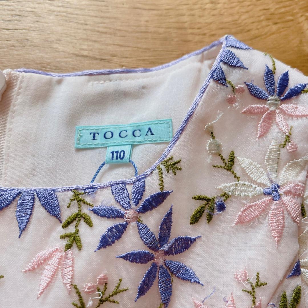 新品　トッカバンビーニ　ワンピース　ドレス　半袖　花柄　6475