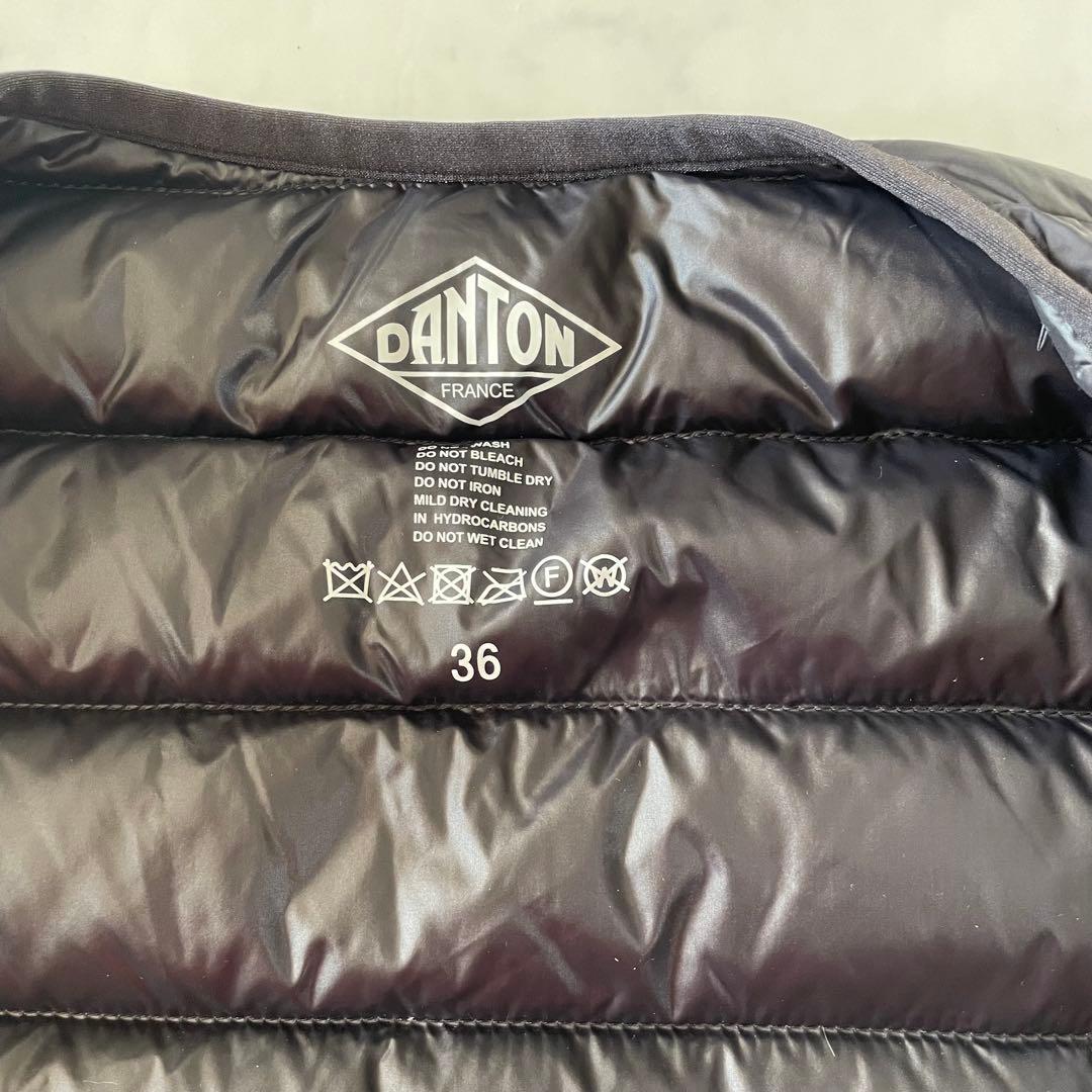 美品✨DANTON ダントン　ダウンベスト　36
