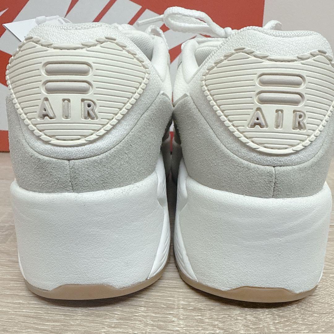 美品 ナイキ エア マックス 90 LV8 厚底 ホワイト 25.5