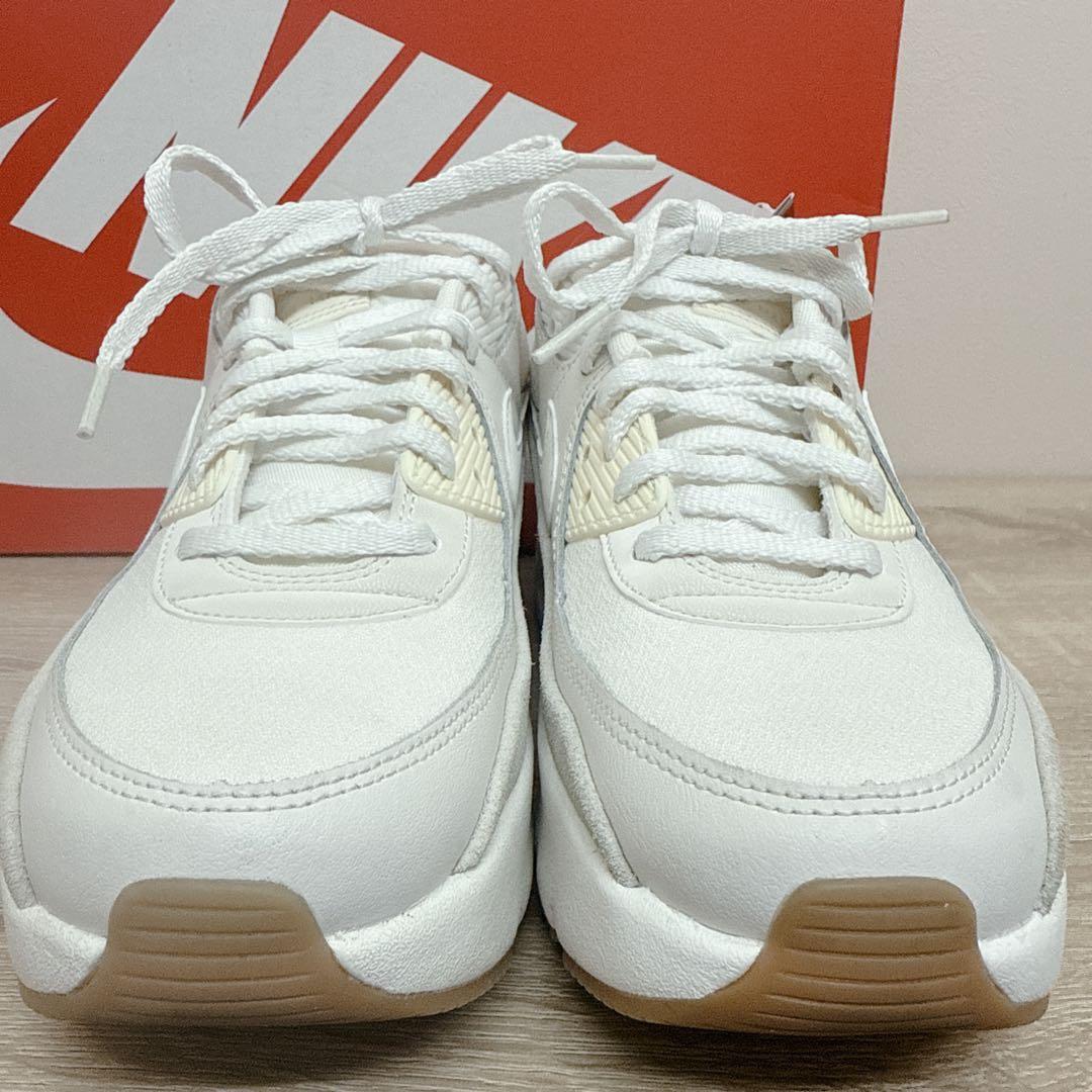 美品 ナイキ エア マックス 90 LV8 厚底 ホワイト 25.5