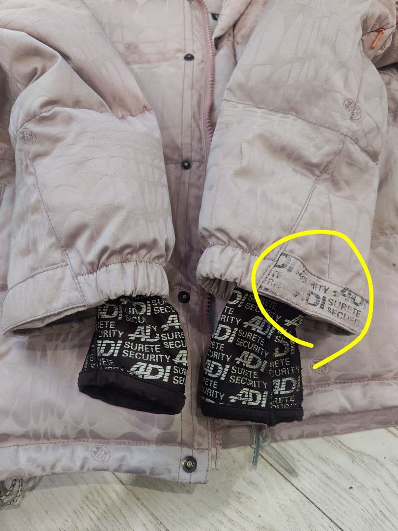 inhabitant薄紫色 ダウンジャケット Mサイズ