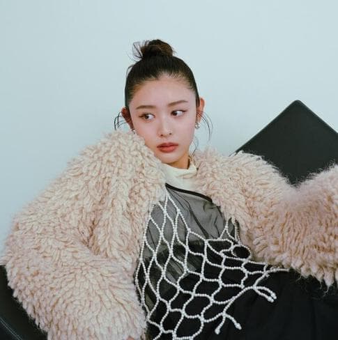 良品 Ray BEAMS / ループ編み ニット ジャケット