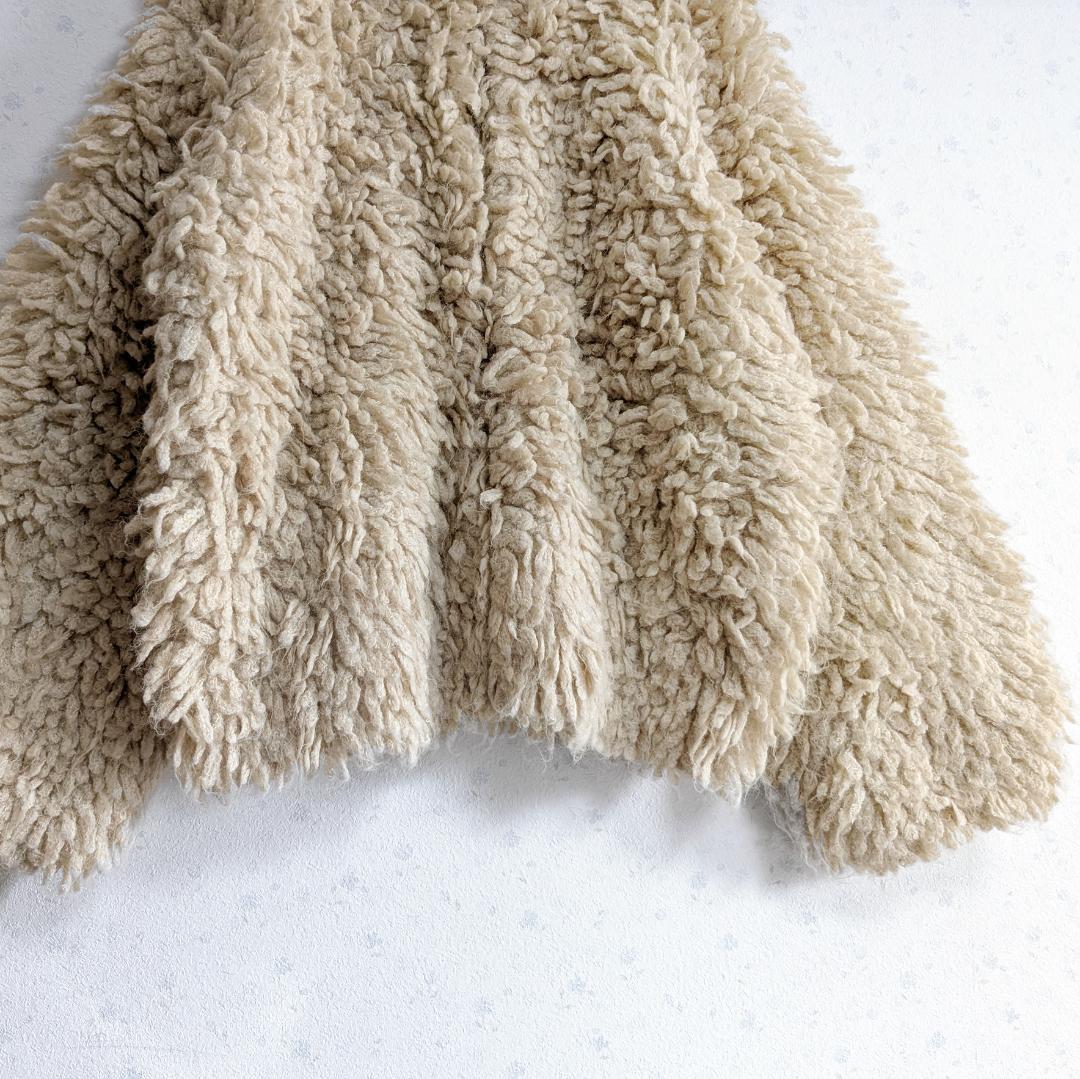 良品 Ray BEAMS / ループ編み ニット ジャケット