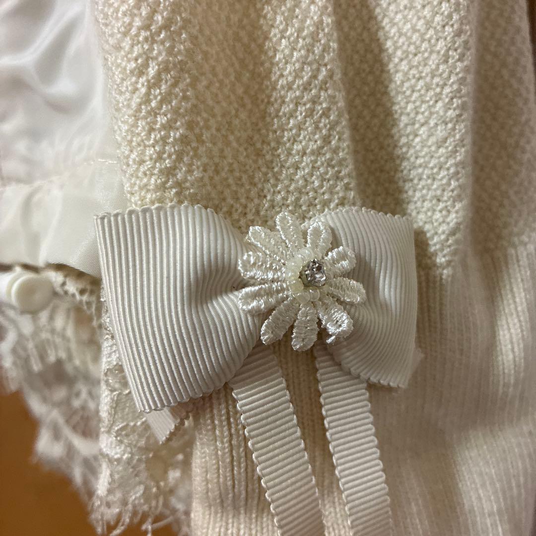 スーパービューティーアイボリー ノーカラージャケット 44