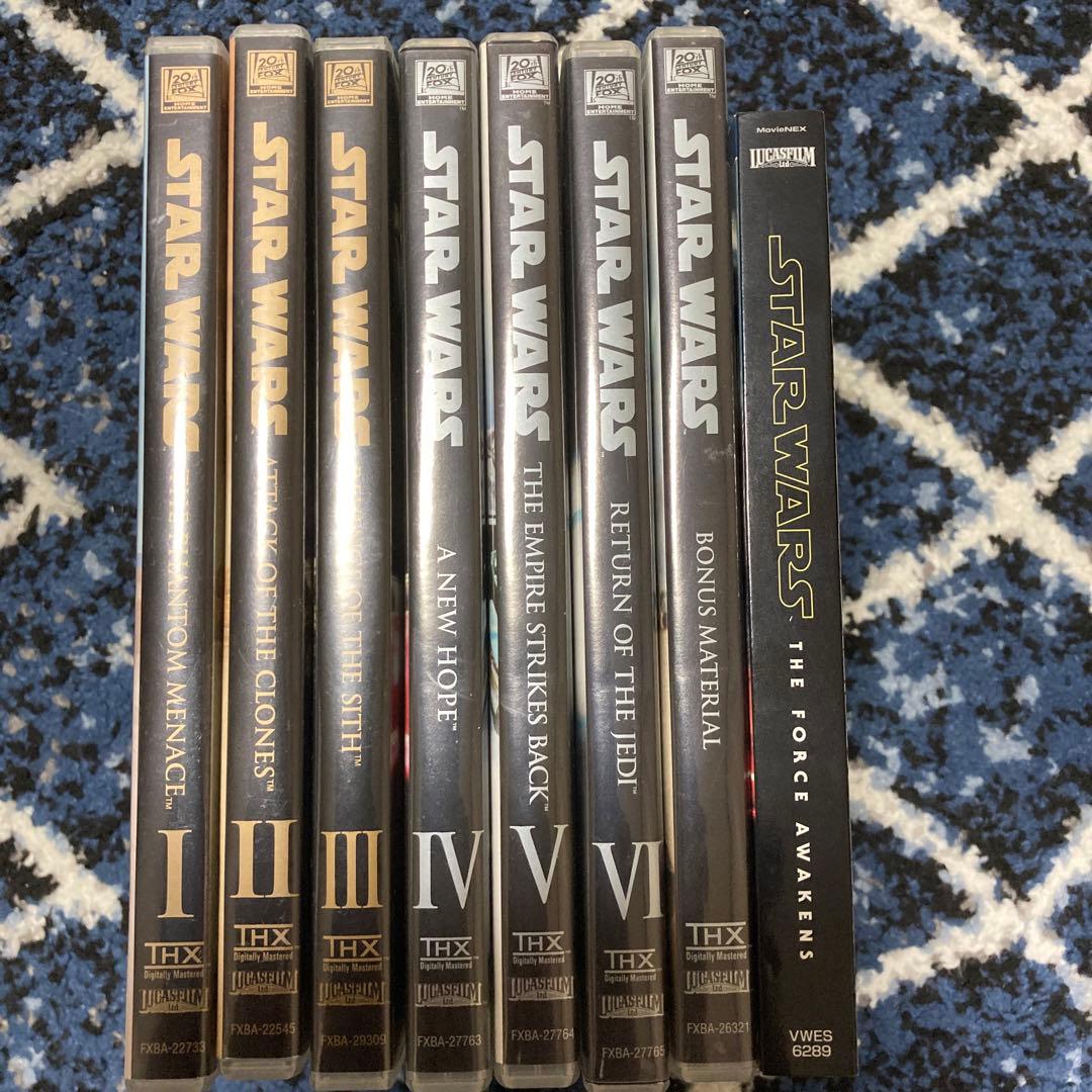 スターウォーズ、8枚、DVD