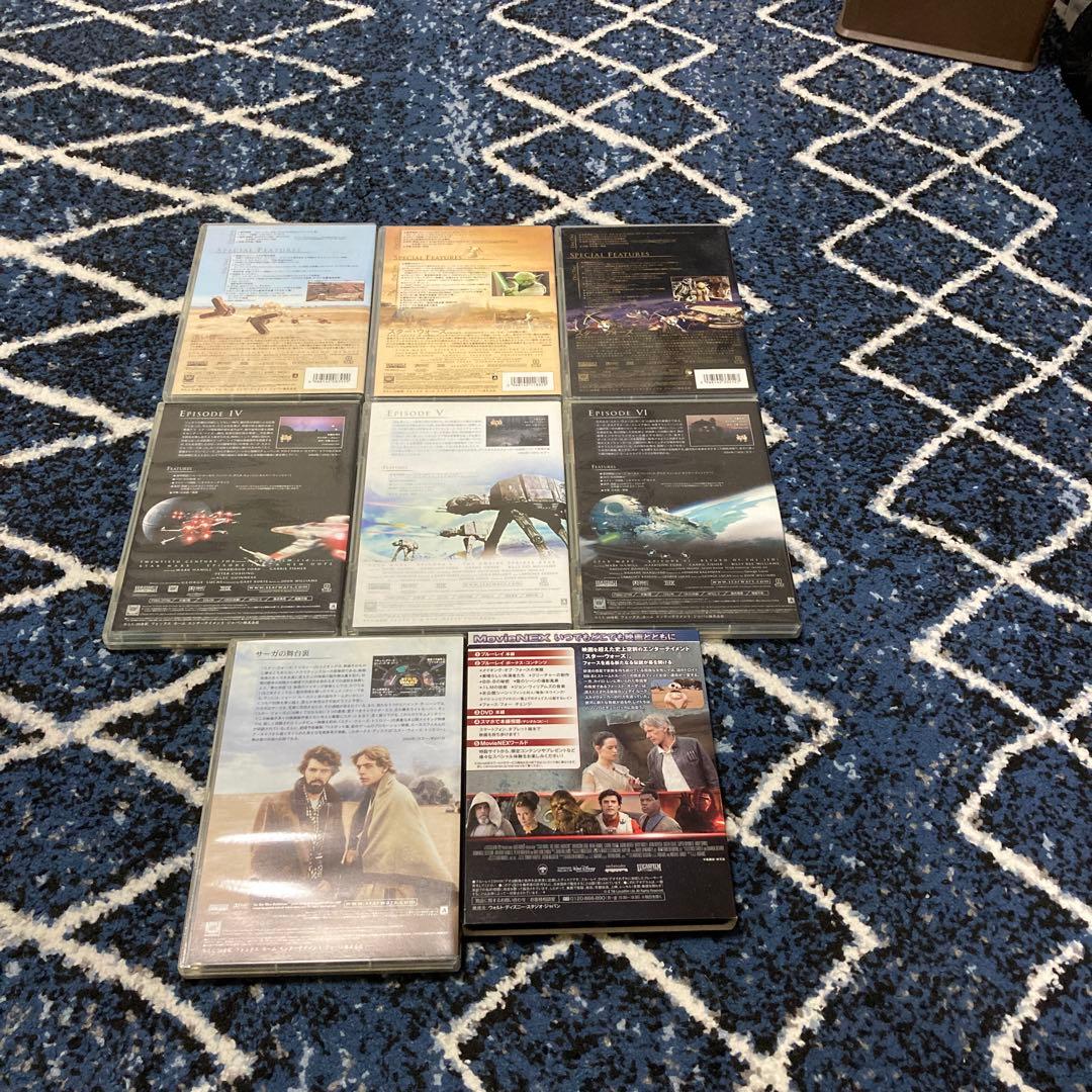 スターウォーズ、8枚、DVD