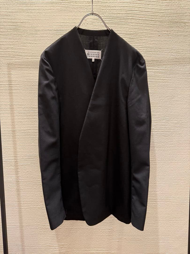 Maison Margiela　 ノーカラージャケット　メゾンマルジェラ　46