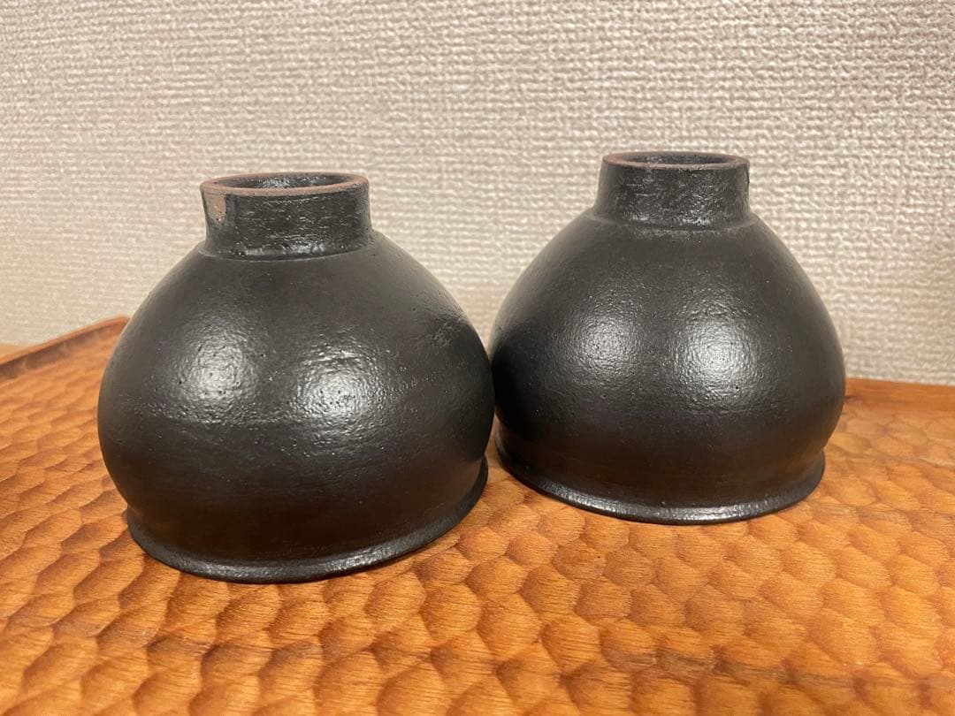 【新品未使用】鈴木環 ピジョンカップ Mサイズ 黒 2客 Sサイズ 白 2客