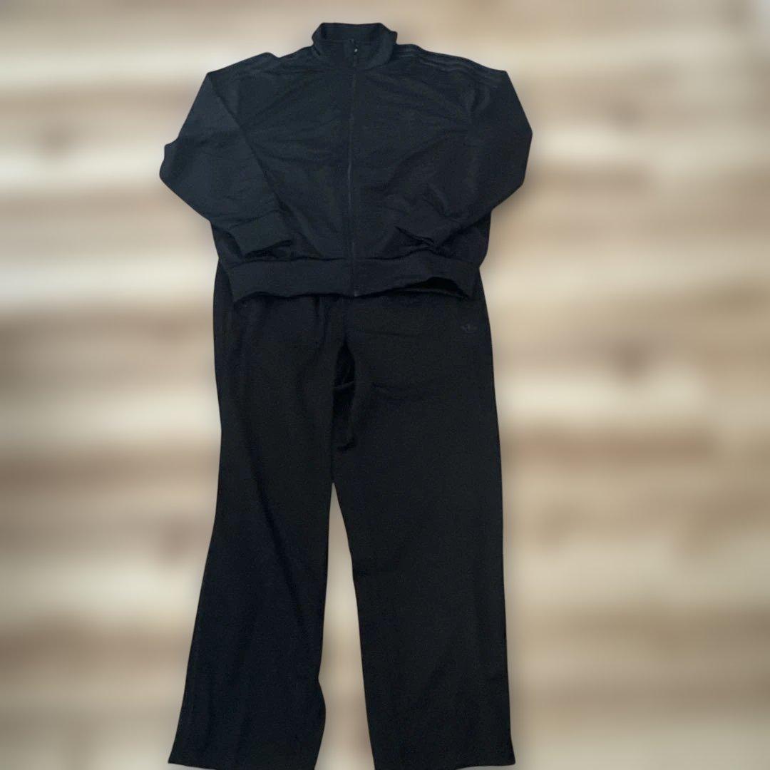 adidas ブラック ジャージ 上下　　　　　　 ファイヤーバード