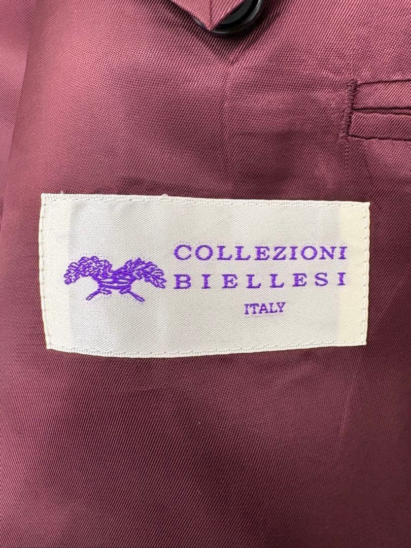 【美品】オーダーメイド イタリア製 総柄セットアップ スーツ 織り柄　高級感