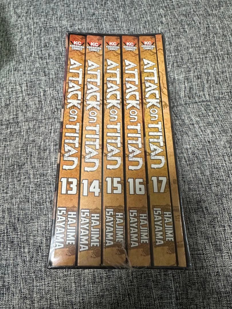 進撃の巨人 英語版 13〜17巻 BOX 未開封