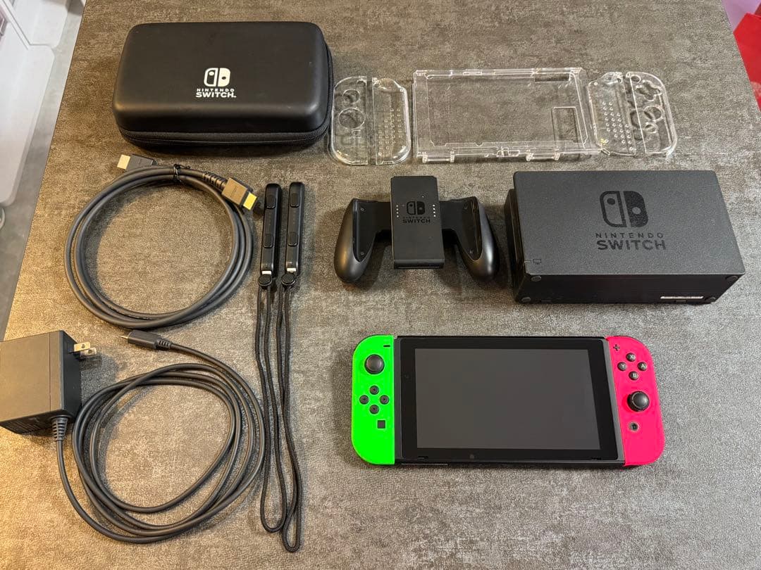 Nintendo Switch 本体 ネオンピンク/ネオングリーン おまけ付き