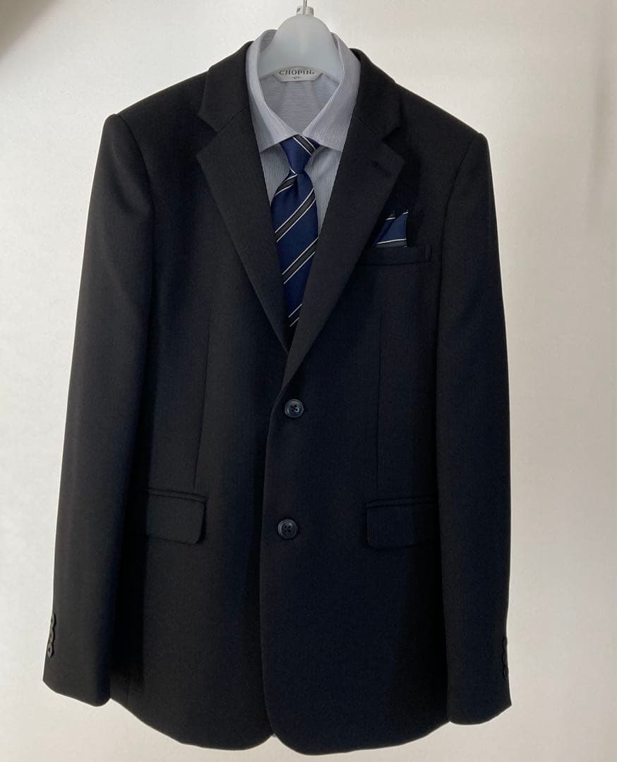 CHOPIN　ショパン　スーツ　卒業式　男の子 黒　ブラック　170cm