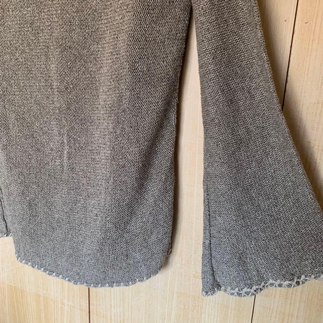 nowos 綿麻ニットチュニック