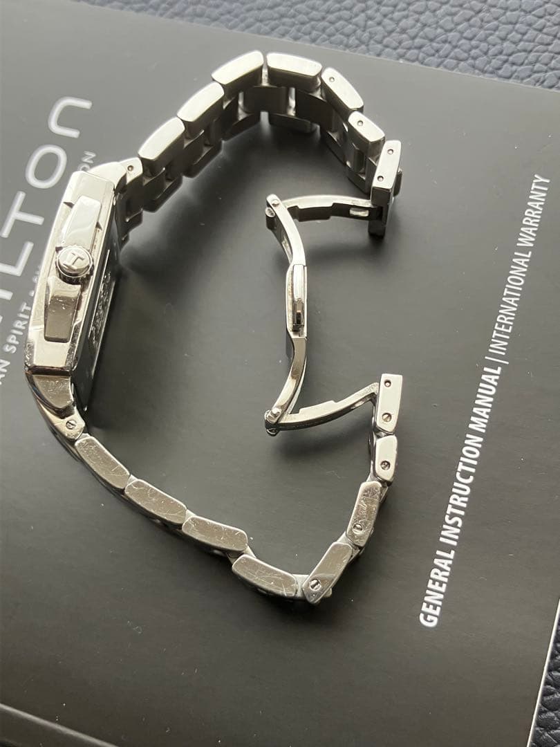 ハミルトン 腕時計 ジャズマスター スクエア レディース