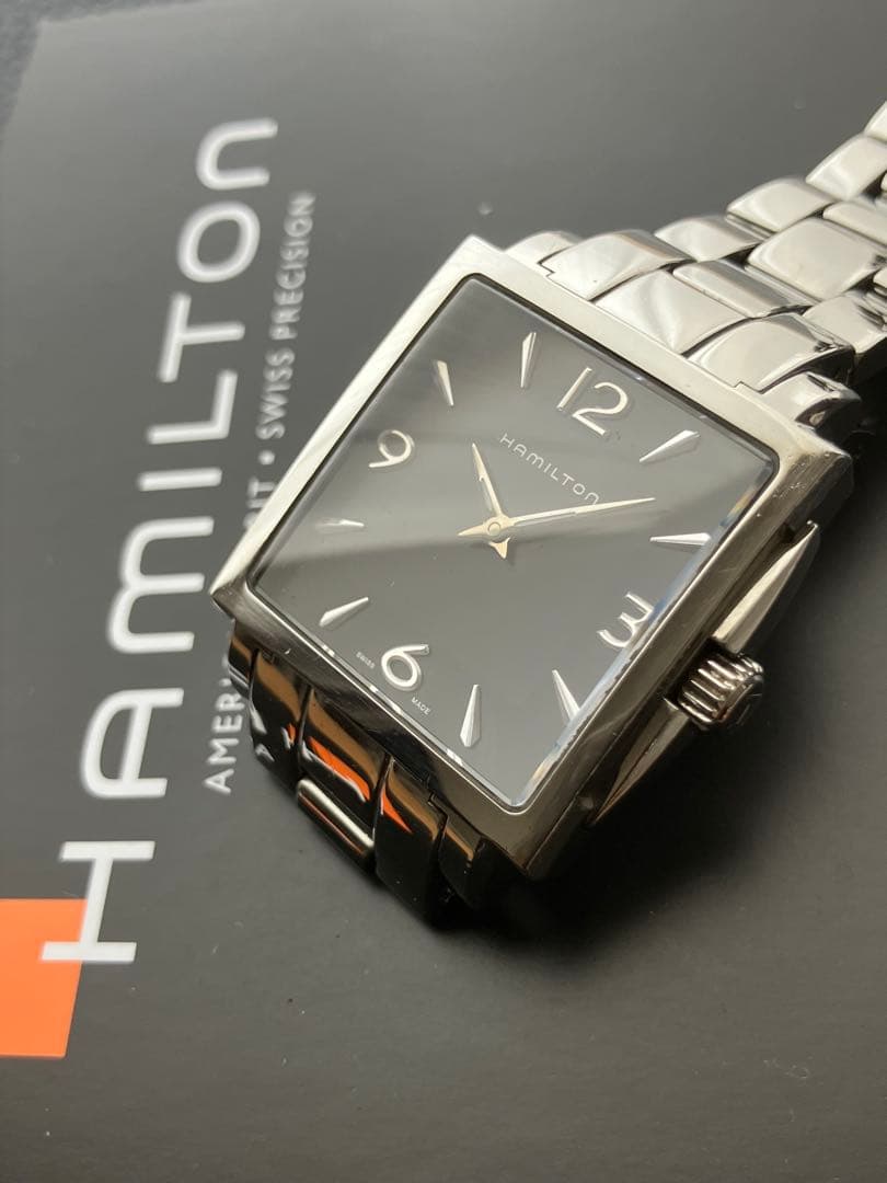 ハミルトン 腕時計 ジャズマスター スクエア レディース