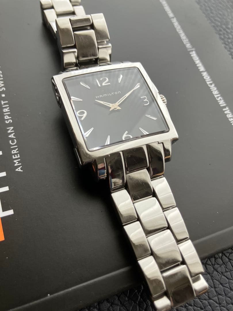 ハミルトン 腕時計 ジャズマスター スクエア レディース