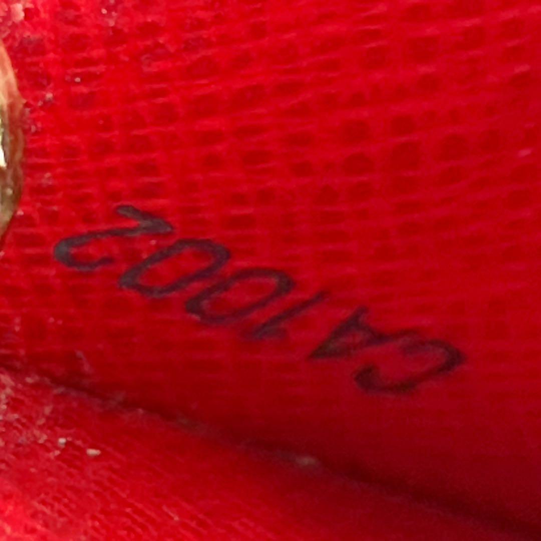 ！極美品！ ルイヴィトン エピ ポシェット ポルトモネ クレディ 長財布 レッド