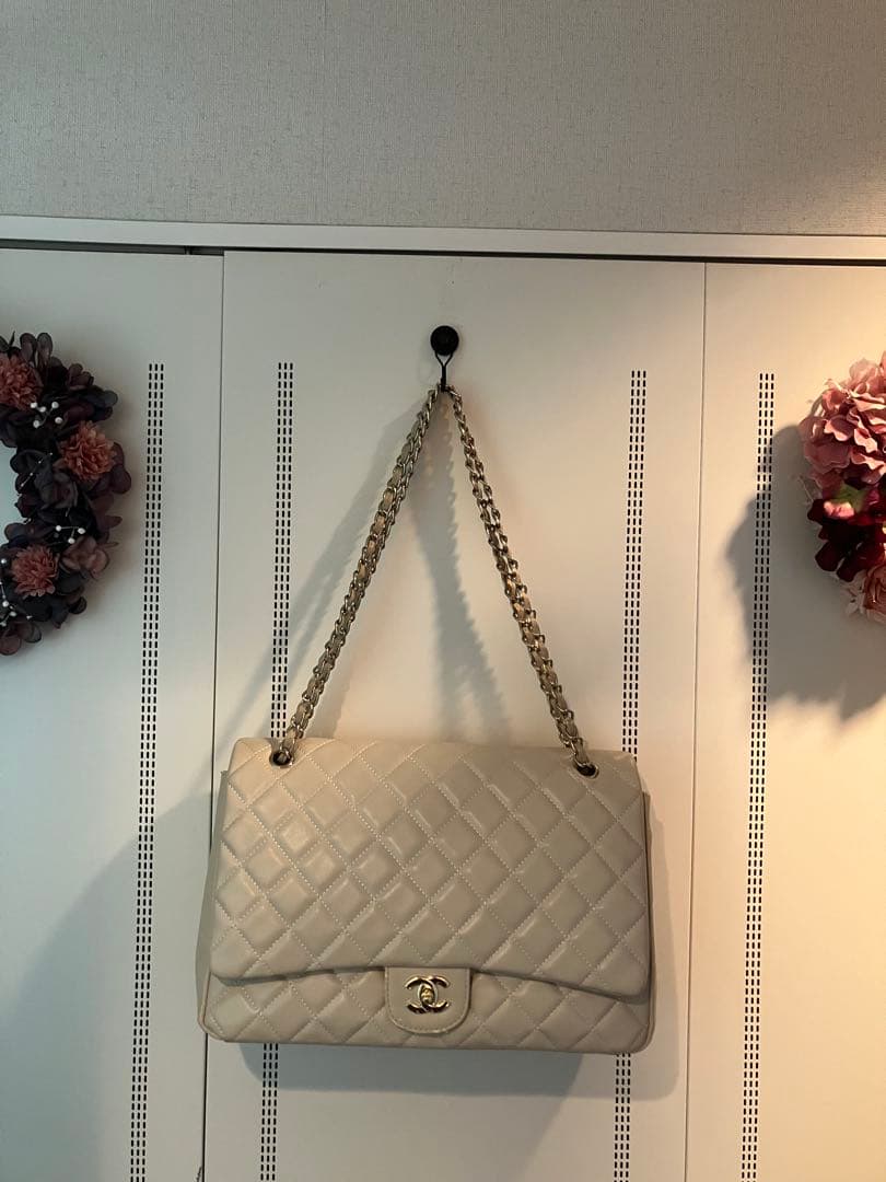 CHANEL デカ　マトラッセ　30cm ゴールド　ショルダー　ノベルティ