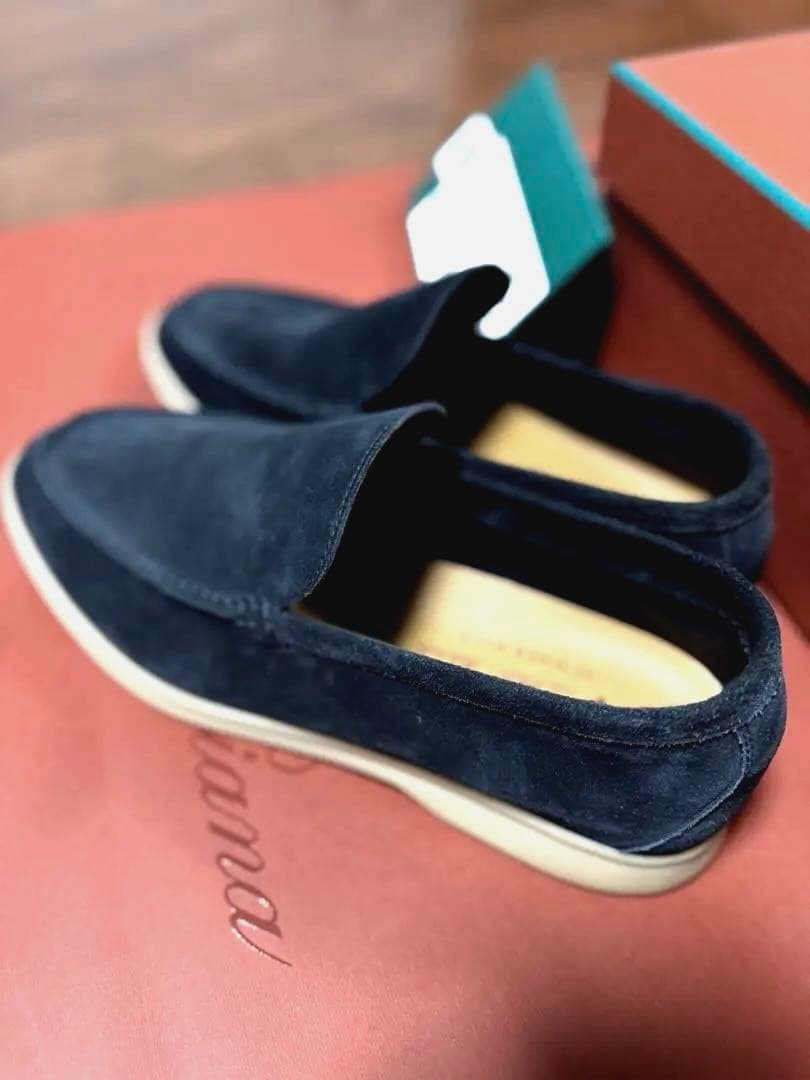 【完売品】ロロピアーナ　サマーウォーク26cm 41サイズ　モカシン