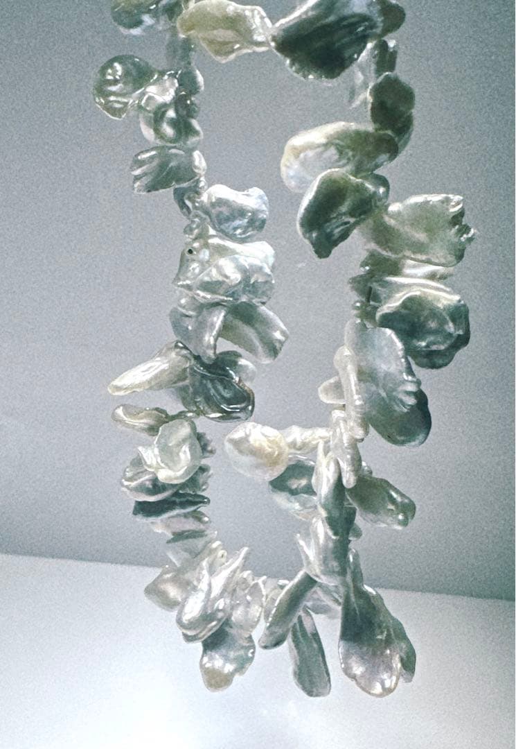 淡水パールネックレスペタルパールネックレス　NO24-919