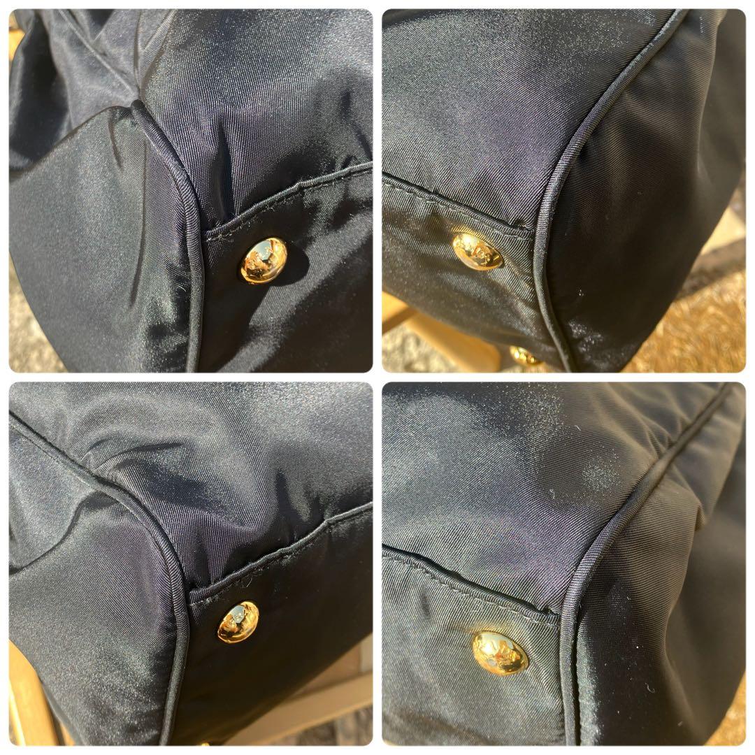 ✨極美品✨PRADA プラダ ナイロン ギャザー ショルダーバッグ 7-39