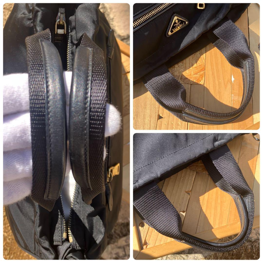✨極美品✨PRADA プラダ ナイロン ギャザー ショルダーバッグ 7-39