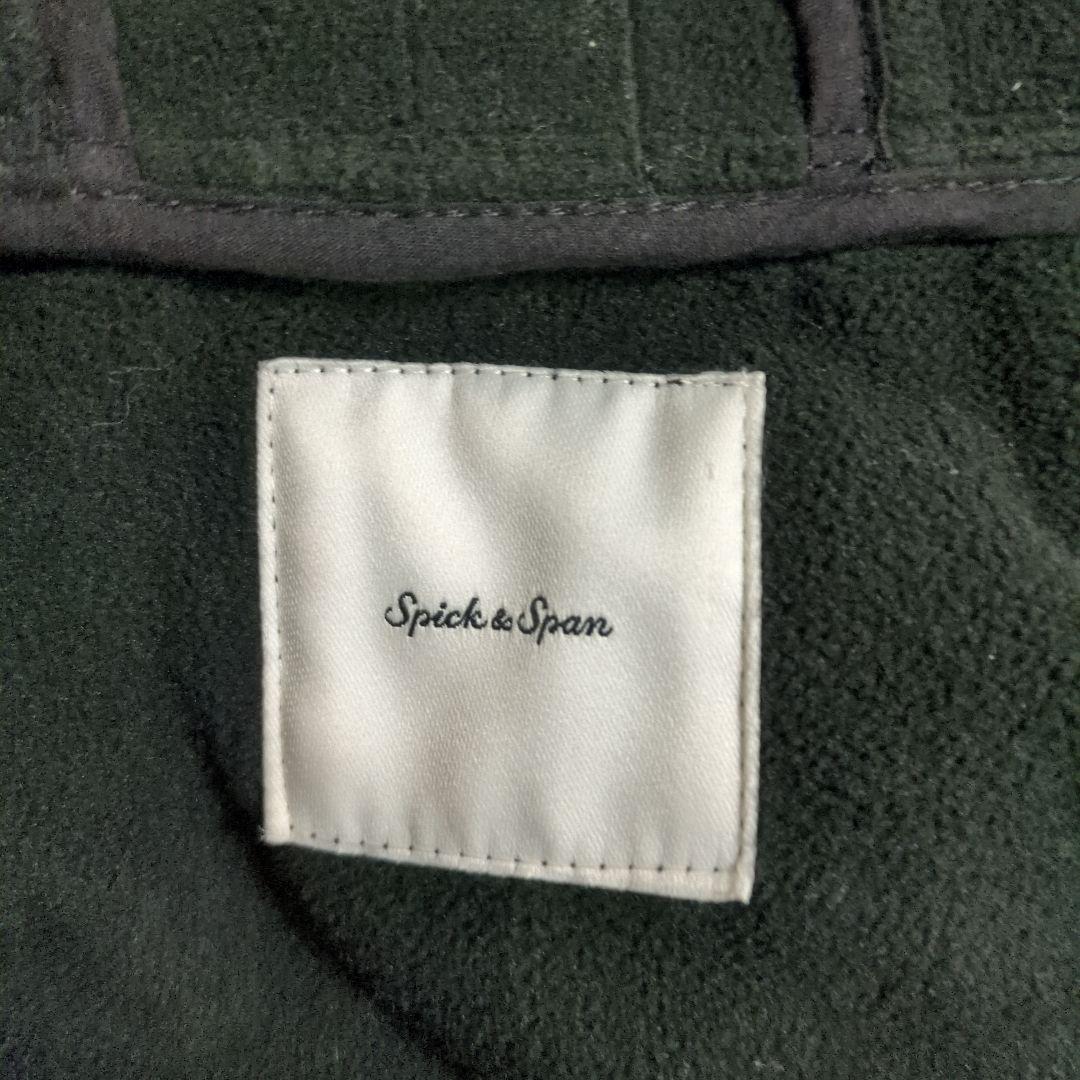 Spick&Span ボーディングフーデッドコート