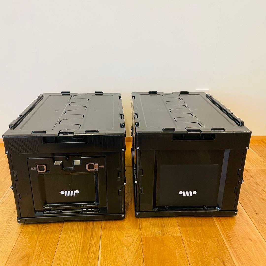 Jeep ジープ 収納ボックス 2個 フォールディングコンテナ 折りたたみ